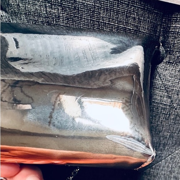 Stuart Weitzman Pewter Glass Clutch - Picture 10 of 11